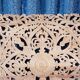 Carved mango headboard