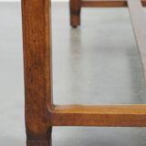 Table à manger française ancienne à 3 tiroirs de la fin du XVIIIe siècle