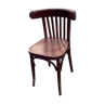 Burgundy bistro chair