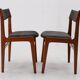 1960s Pair of Danish Teak Dining Chairs, Restored
