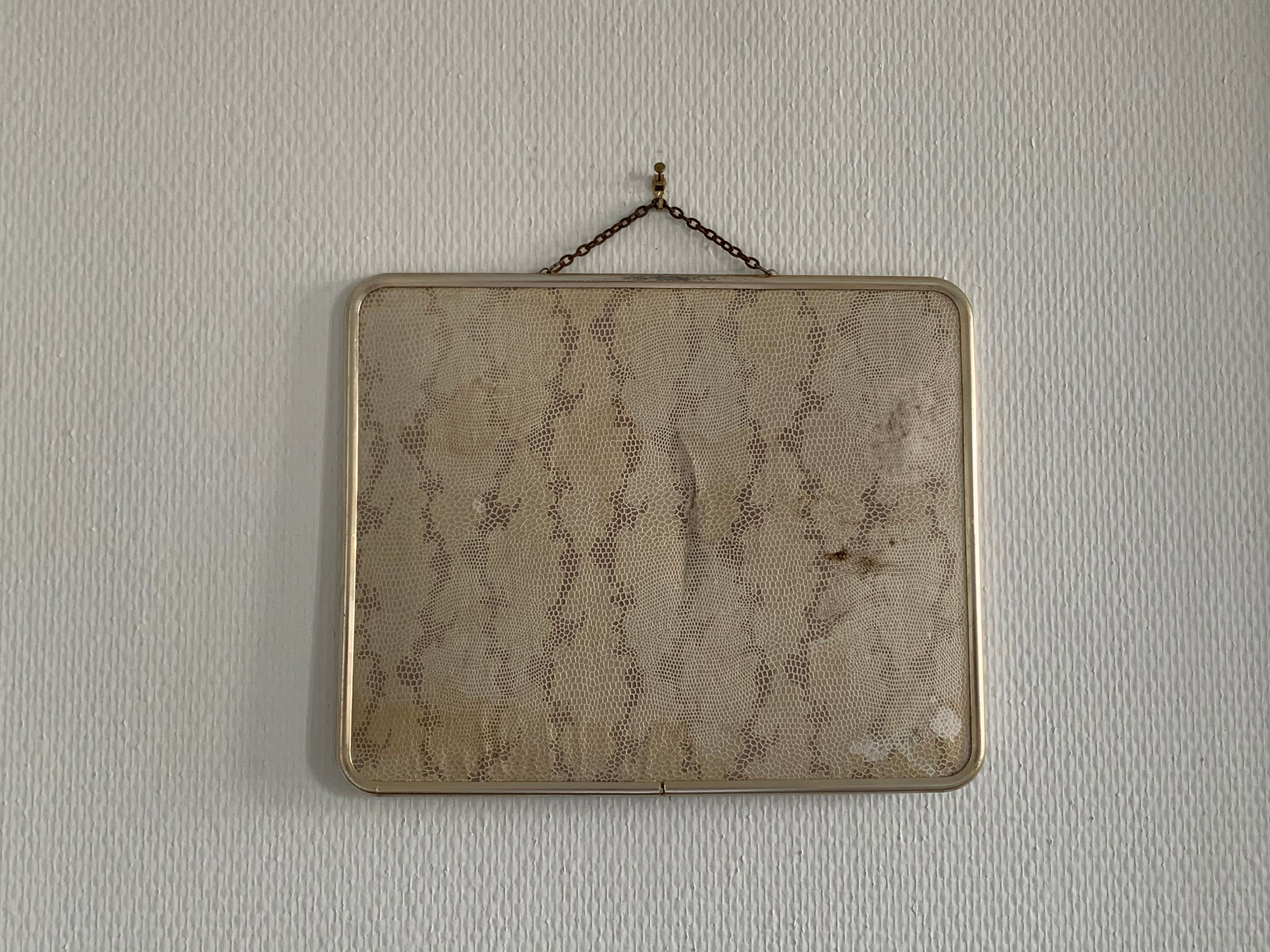 Miroir barbier vintage 30x25cm