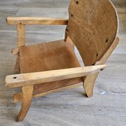 Children's wooden commode chair