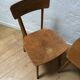 Lot de 4 chaises bistrot années 50