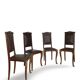 Italian art deco dining chairs 1920s
