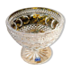 Coupe ancienne en cristal Bourdon sur pied