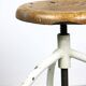 Vintage Industrial Adjustable Swivel Stools, Set of 3