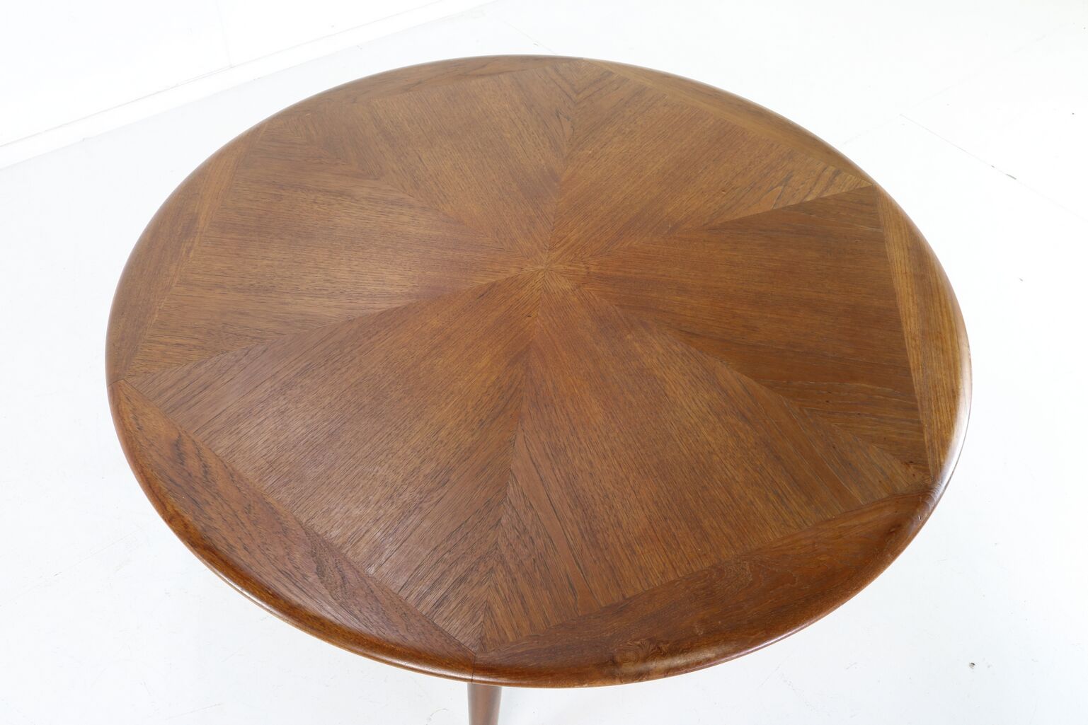 Danish design wooden starburst inlay coffeetable