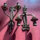 Superb Pair of Louis XVI Style Gilded Bronze Wall Lights – Signed A