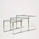 Tables gigognes en chrome– Design des années 1970