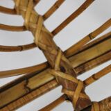 Rattan magazine holder