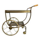Chariot de service en métal perforé par Josef Frank pour Svenskt Tenn, Suède, années 1950.