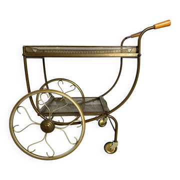 Serving trolley in perforated metal by Josef Frank for Svenskt Tenn, Sweden, 1950s