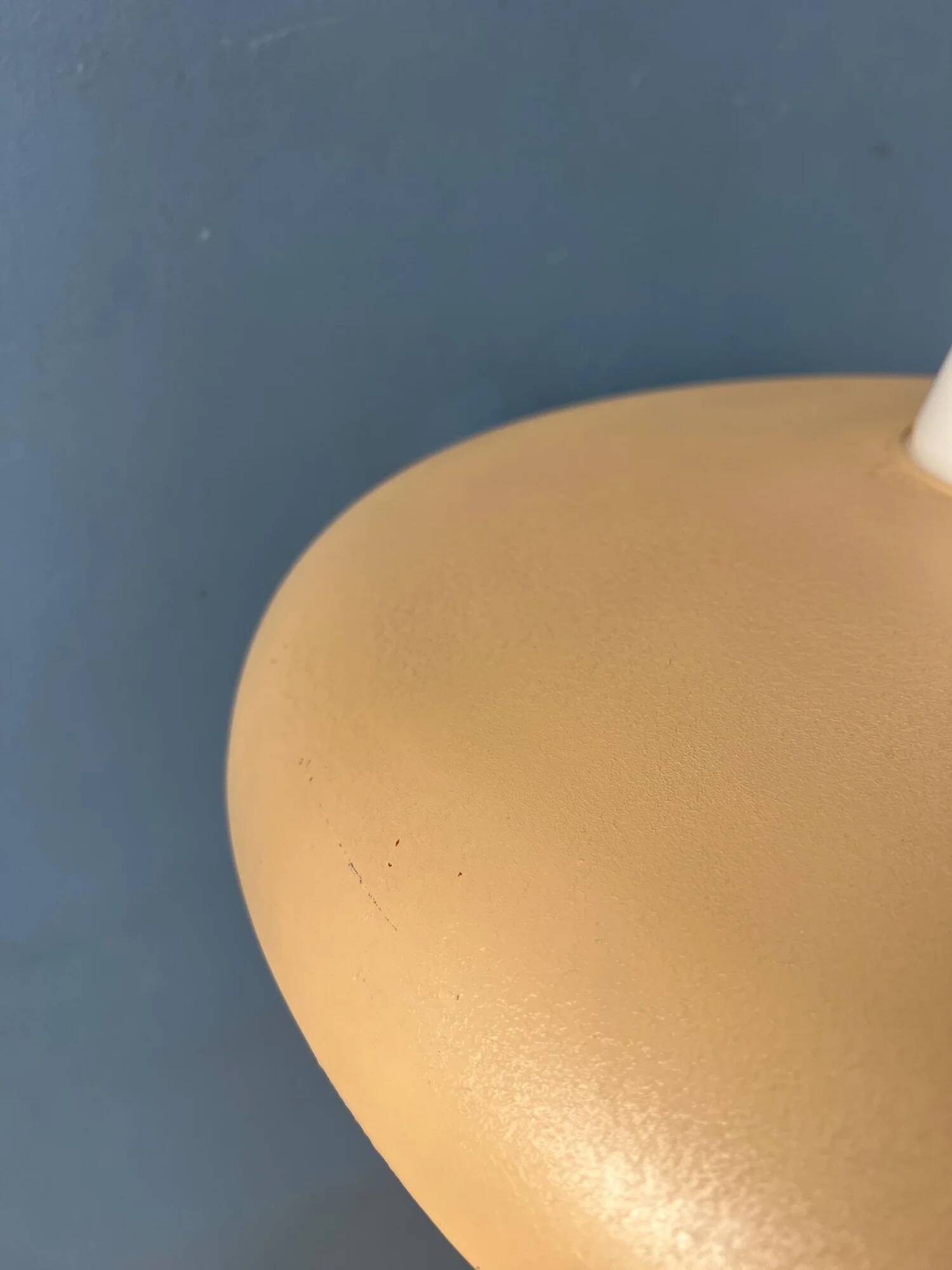 Vintage Louis Kalff Philips OVNI opaline glass pendant light