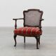 Louis XV‑Style Oak and Cane Armchair, France, circa 1890