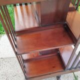 Vintage antique rotating bookcase
