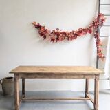 Solid oak farmhouse table