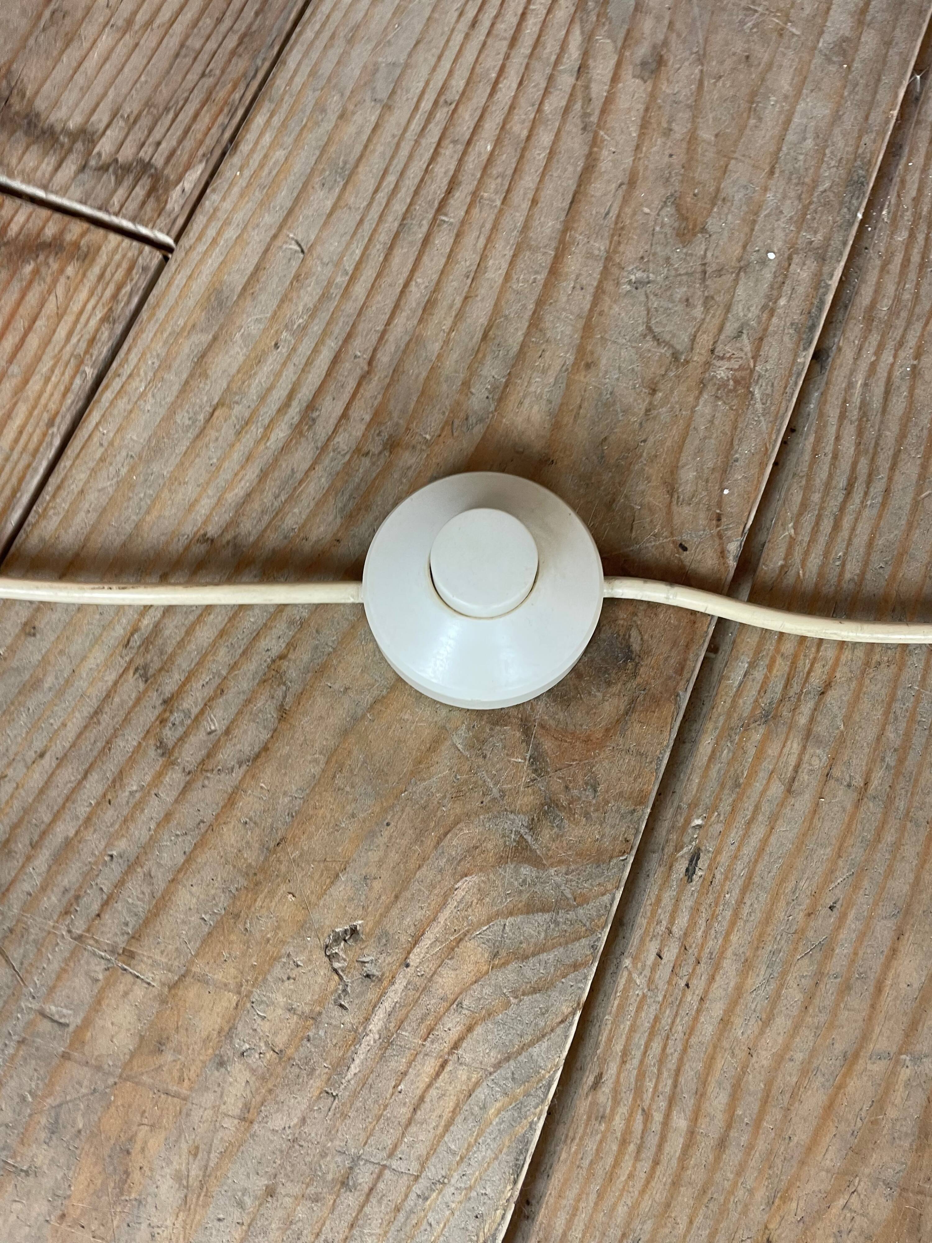 Chrome floor lamp 1970s Erco