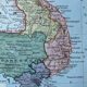 Carte de l'Indo-Chine - 20x29cm