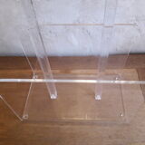 Vintage Plexiglas magazine holder