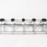 Set of 6 "Seconda 602" Chairs by Mario Botta for Alias, 1980s