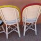 Suite of 4 terrace chairs Bistrot Parisien 1950s