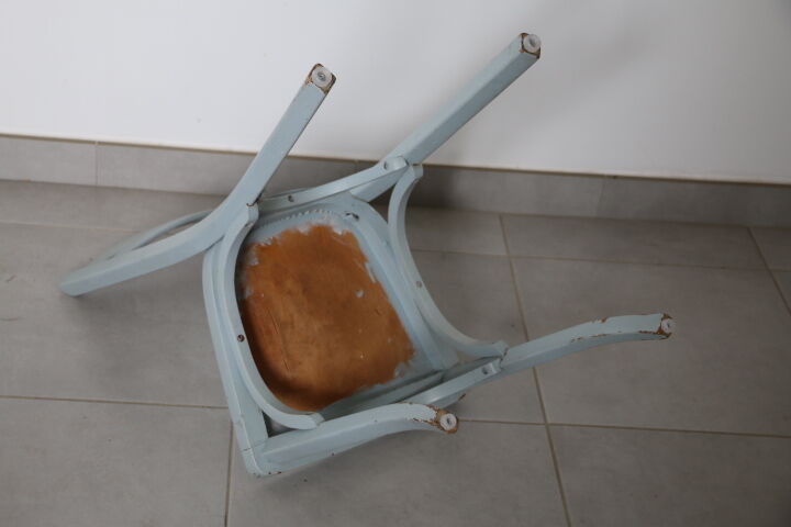 Chaise bistrot Baumann n°19 gris bleu