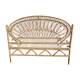 Rattan headboard Peacok 2 seats