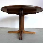 Midcentury Swedish extendable dining table in teak, 1960s
