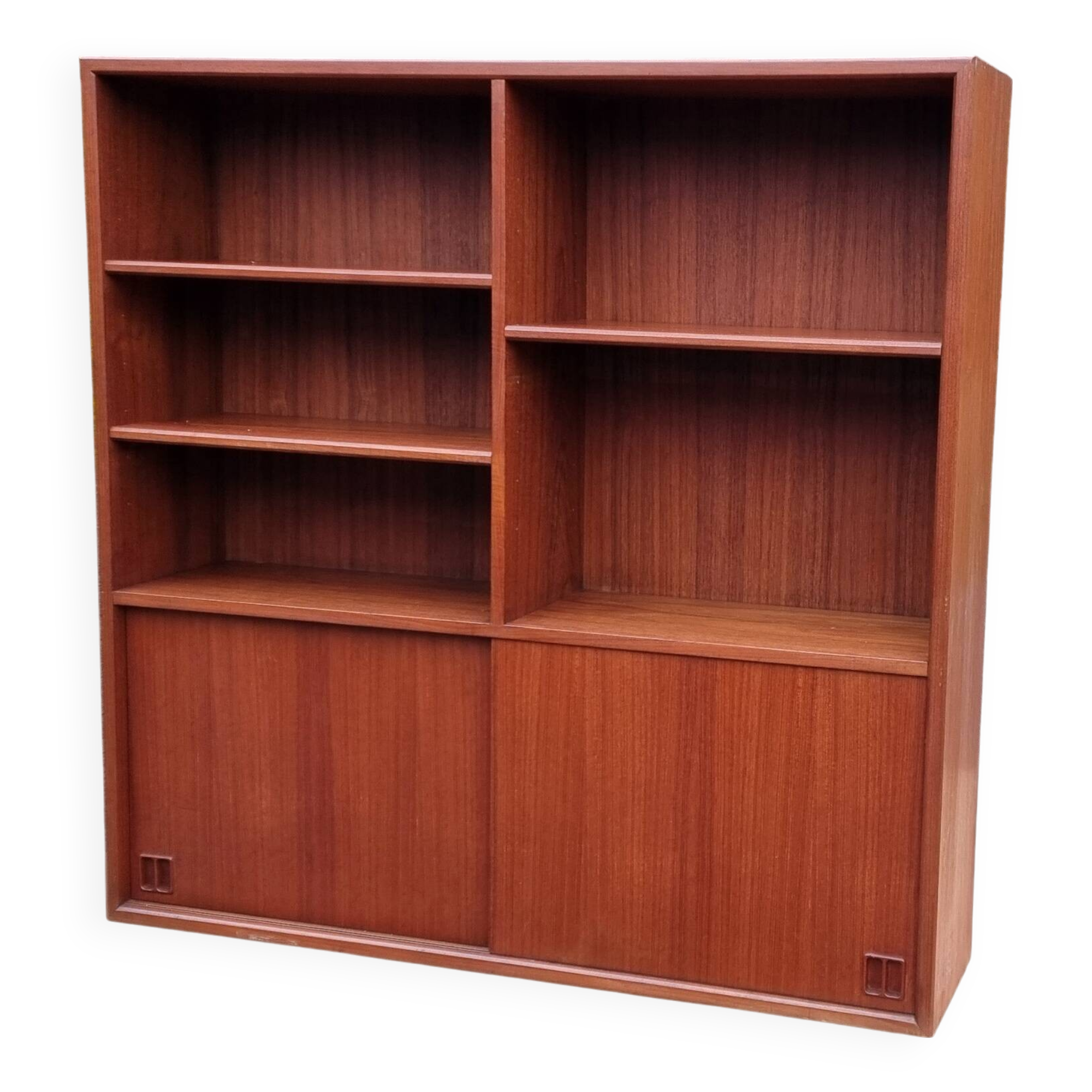 Scandinavian teak bookcase Samcom Denmark
