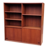 Scandinavian teak bookcase Samcom Denmark