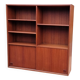 Scandinavian teak bookcase Samcom Denmark