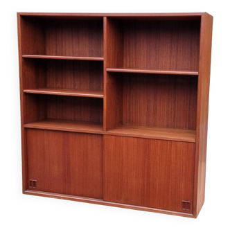 Scandinavian teak bookcase Samcom Denmark
