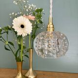 Vintage glass suspension globe