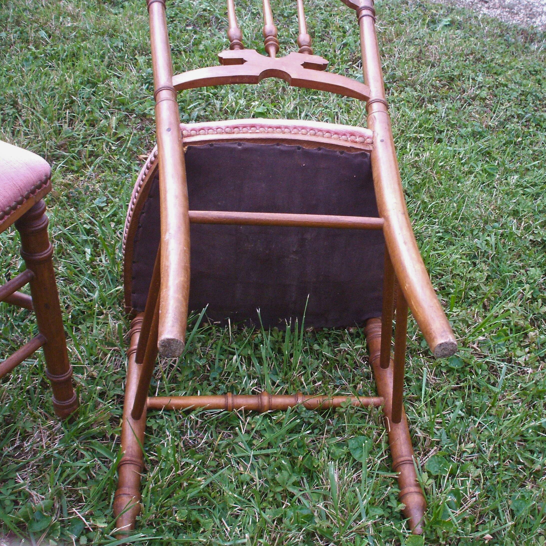 Pair of Napoleon III chairs