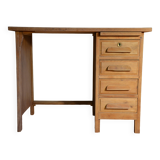 Small vintage oak administration desk