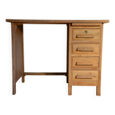 Small vintage oak administration desk