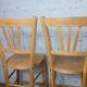 Paire de chaises bistrot hautes années 50