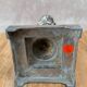 Silver-plated column candlestick – Corinthian style