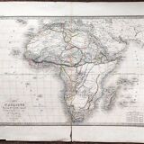 Old Map of Africa - 1842