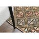 1970s vintage Turkish Oushak handmade wool cotton beige runner rug 185x212