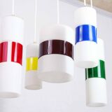 Chandelier with vintage suspensions