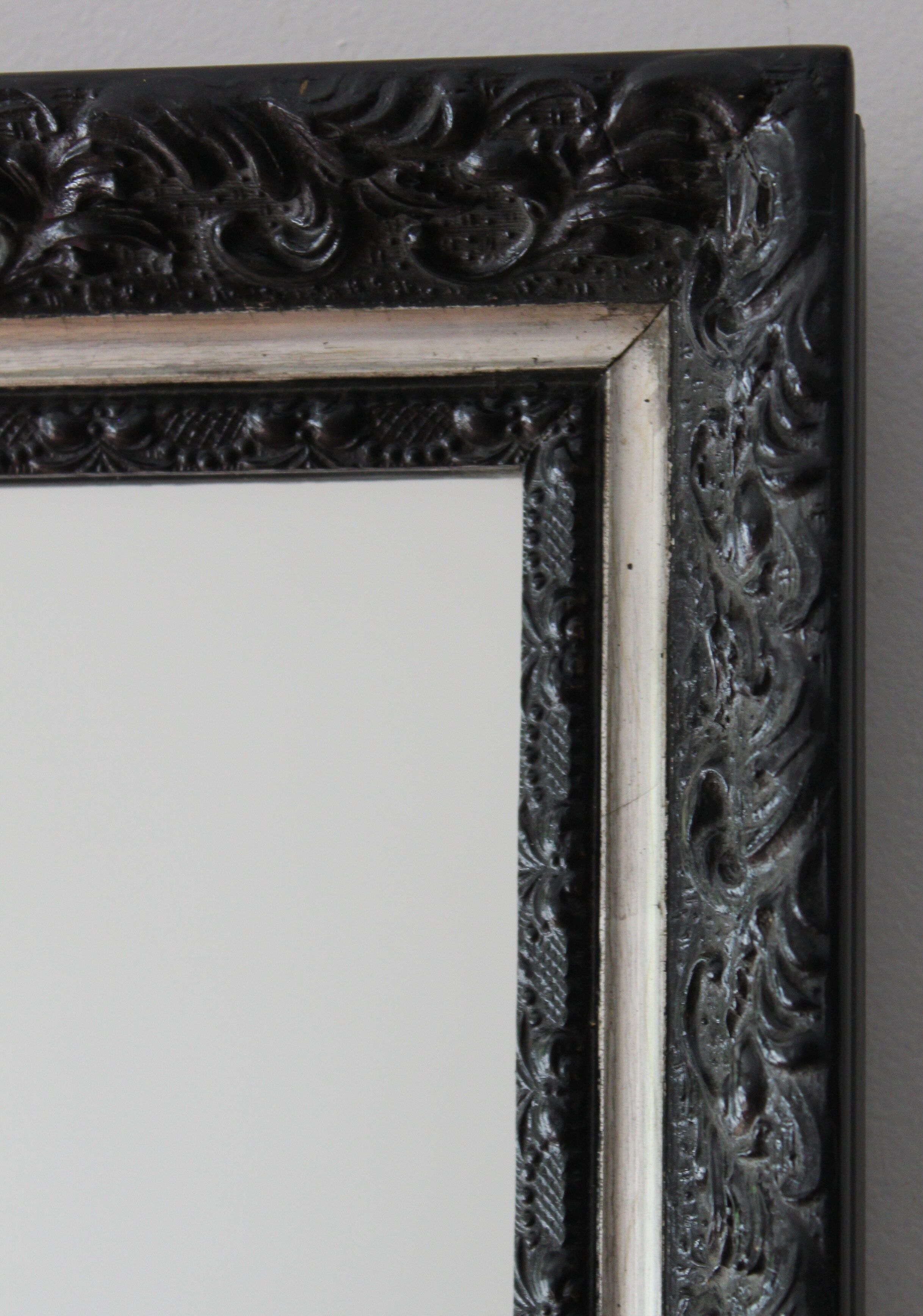 Black and silver mirror