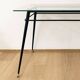 Metal and Glass Dining Table, 1970s