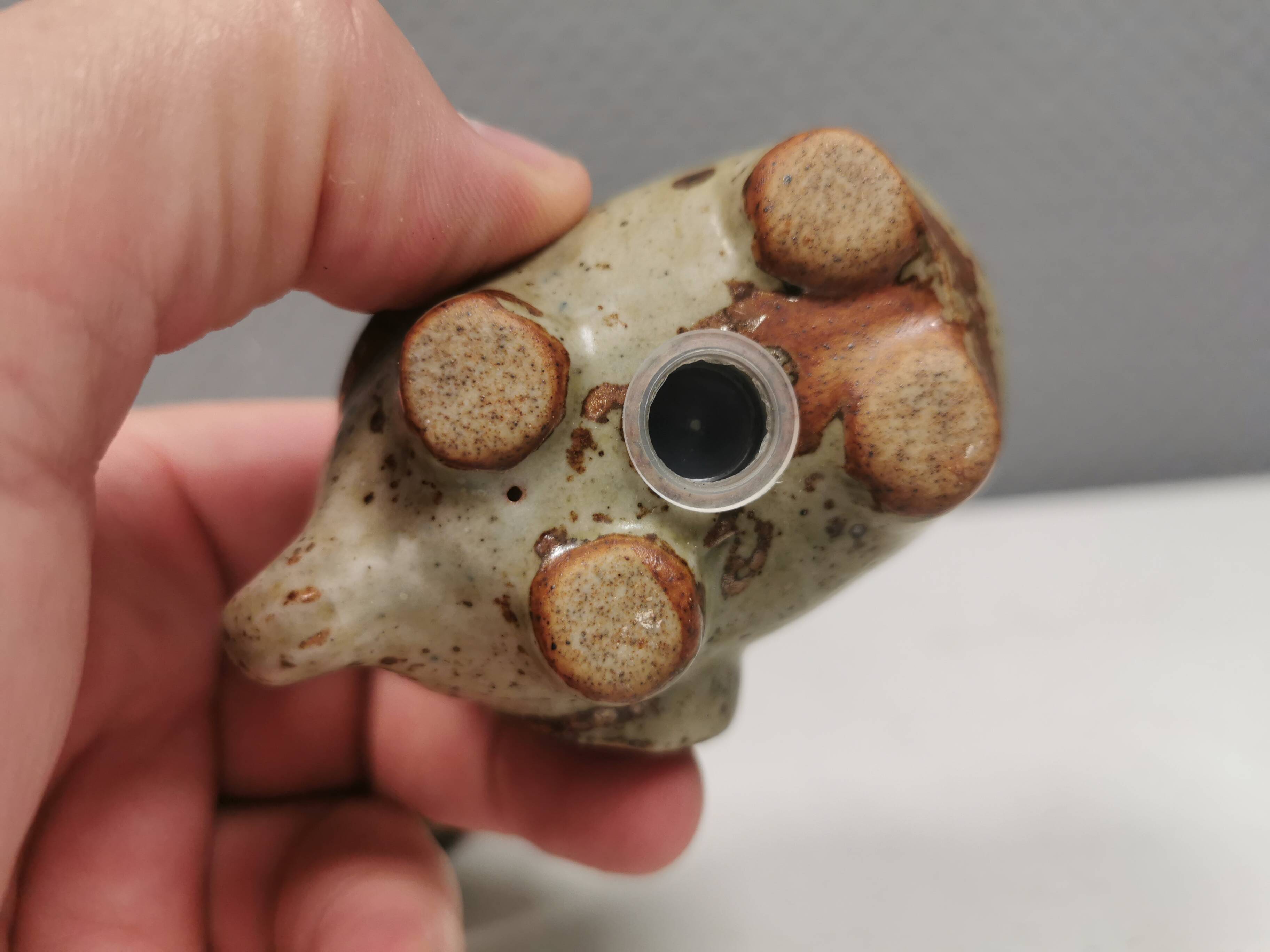 Ceramic elephants as salt and pepper sets made for Danish Søholm 1970-80s