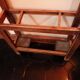 Old wooden coatrack