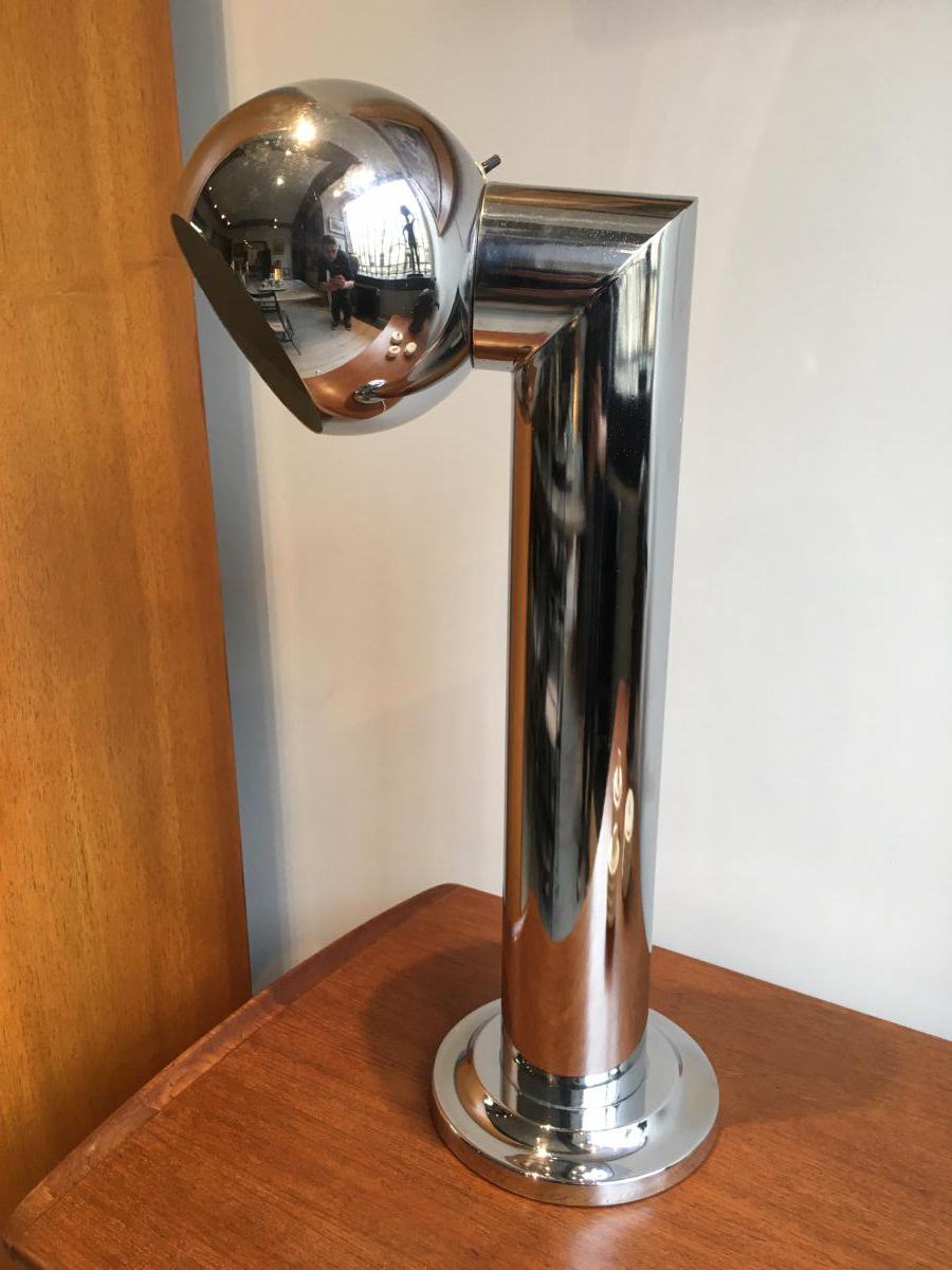 Lamp metal 1970s.