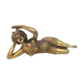 Art Deco bronze paper press 1930