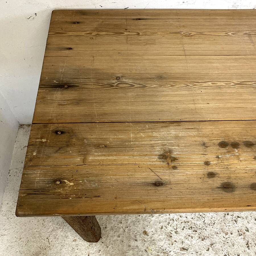 Solid fir farmhouse table