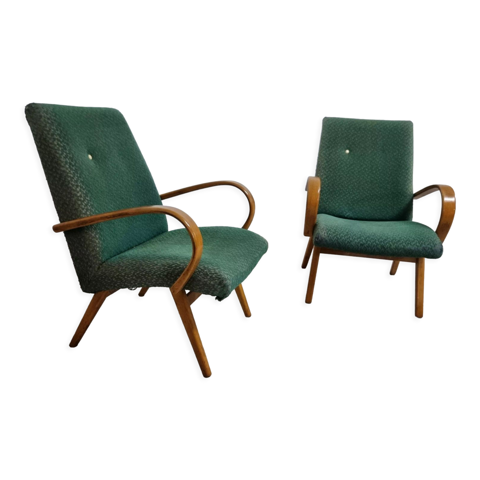 Fauteuils vintage par Jaroslav Smidek, années 1960