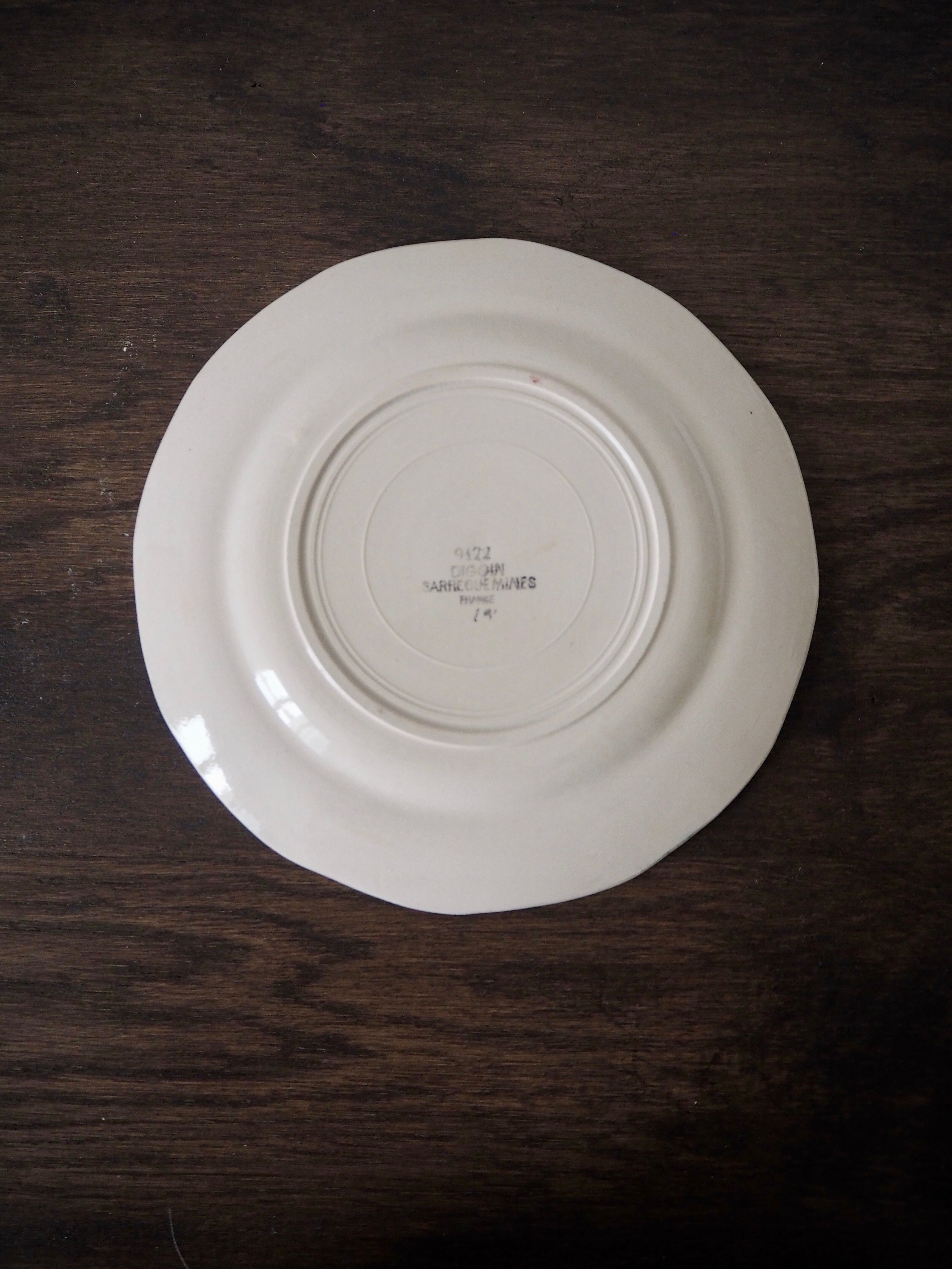 Set of 6 dessert plates Digoin 9177